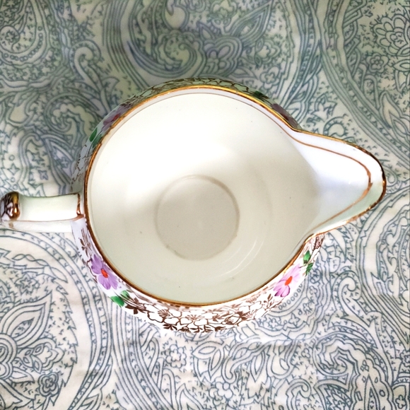 Phoenix Bone China Vintage 1920s Floral Sugar Bowl & Creamer Set -EXCELLENT - Picture 6 of 7